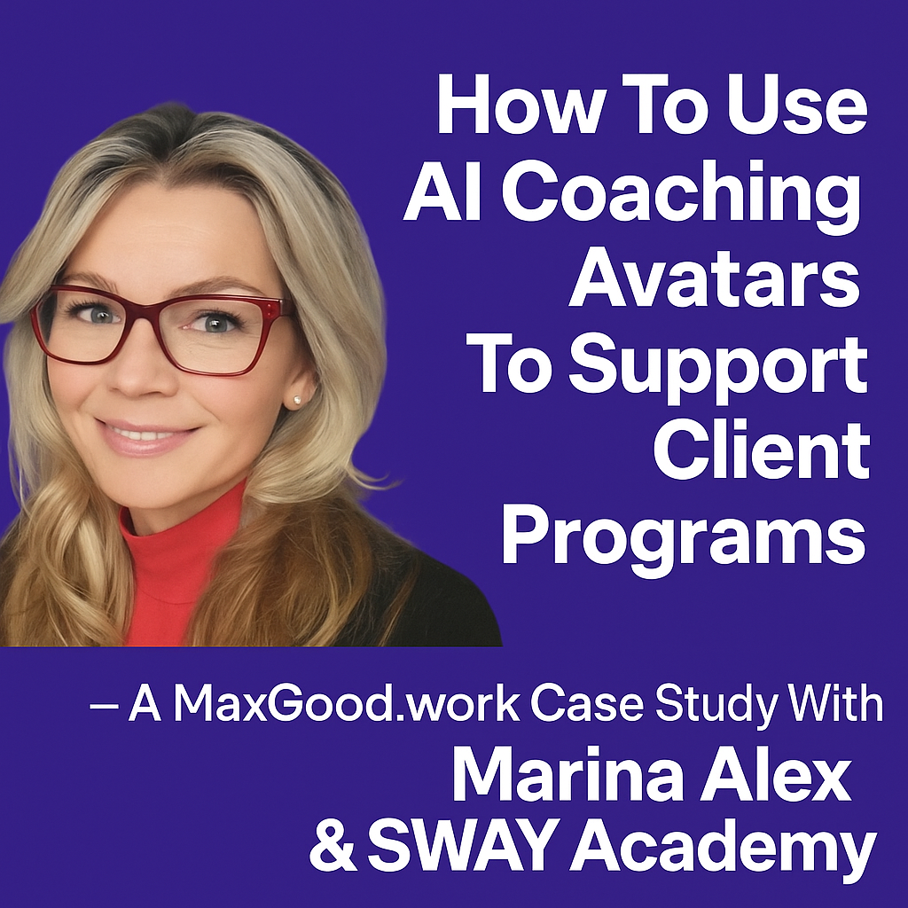 How To Use AI Coaching Avatars to Support Client Programs – Case Study