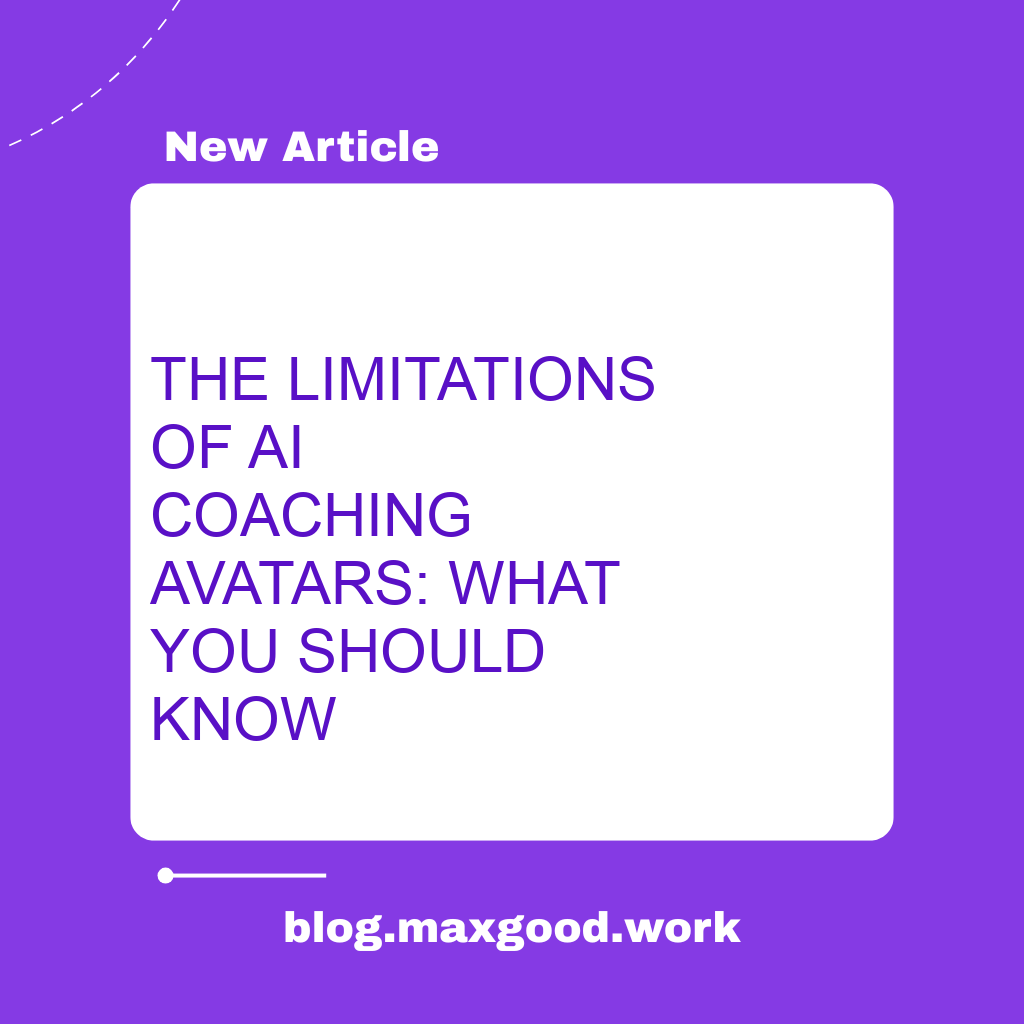 The Limitations of AI Coaching Avatars: What You Should Know