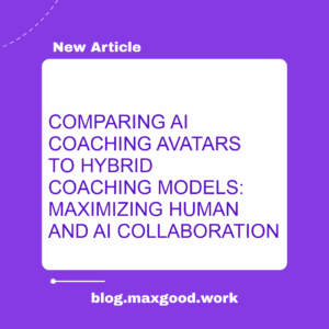 AI coaching avatar vs human coach, AI-human coaching collaboration, hybrid coaching models, coaching avatar benefits and limits featured image